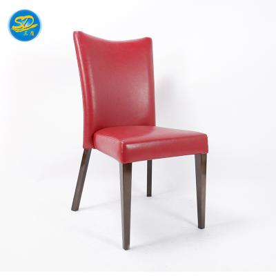 Κίνα SAN DUN American Style Dining Solid Wooden Leather Chair With Good Quality προς πώληση