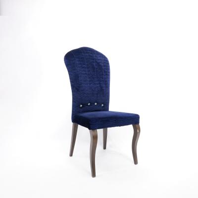 Κίνα 2021 Modern Velvet Aluminum Metal Dining Chair Home Furniture προς πώληση