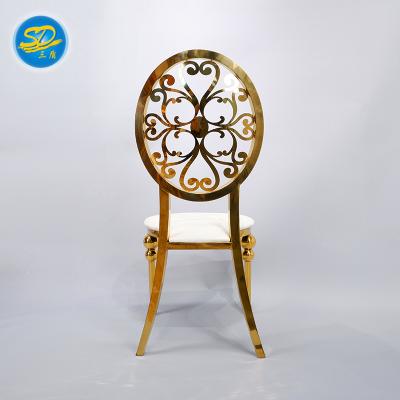 China SAN DUN Stainless Steel Dining Chair Brass For Commercial Hotel Furniture for sale