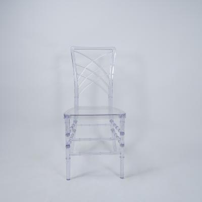 China Wholesale Wedding Transparent Clear Acrylic Chairs Commercial Hotel Furniture Te koop