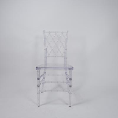 China Transparent Chair Acrylic Acrylic Party Chairs Hotel Banquet Restaurant for sale