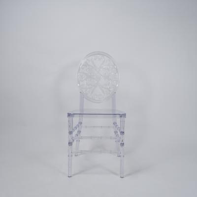 China SAN DUN Transparent Glass Acrylic Party Chairs For Hotel Banquet Restaurant Te koop