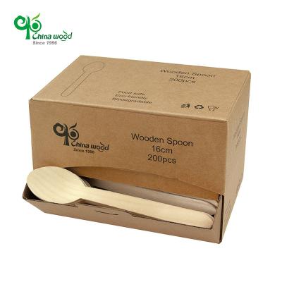 China Mechanical Automation Disposable Cutlery Set Reusable Organic Wooden Tea Spoon Knife Fork Spoon Cutlery In Box With Printing for sale