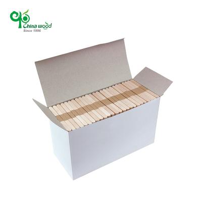 China Sustainable Disposable Hot Drinks Vending Stirring Automatic Coffee Wooden Stick For Vending Machines for sale