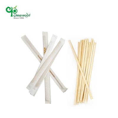 China 100% Sustainable Chemical Free Customize Disposable Bamboo Coffee Stirring Stem Juices Drink Stirrer for sale