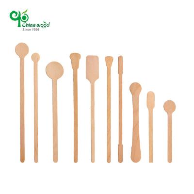 China Yada Packaging Sustainable Custom Disposable Compostable Honey Drink Stirrer Wooden Stick For Coffee for sale