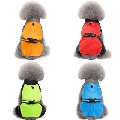 China Factory Direct Sales S-9XL Stocked Dog Raincoat For Small Medium Large Dogs Waterproof Jacket Coat Sleepwear Puppy Reflective Clothes for sale