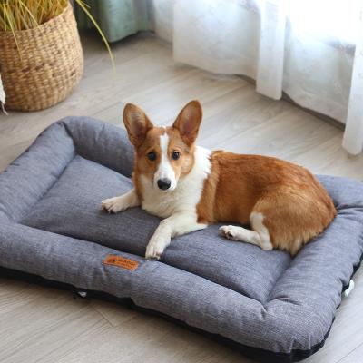 China Wholesale Mechanic Washing Machine Comfortable Washing Machine Removable Winter Dog Bed Mat Pet Dog Beds for sale