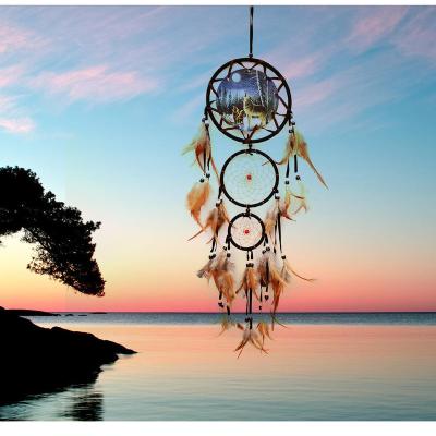 China Dream Catcher Decoration Dreamcatcher Handmade Small Car Hanging Pendant Accessories for sale