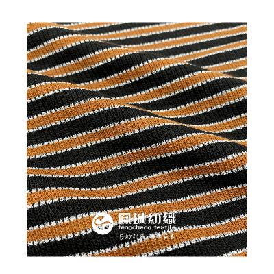 China Anti Pill Metal Fiber Yarn Dyed Textiles Fall And Winter Suit Fabric Double Sided Yarn Dyed Garment Fabric for sale