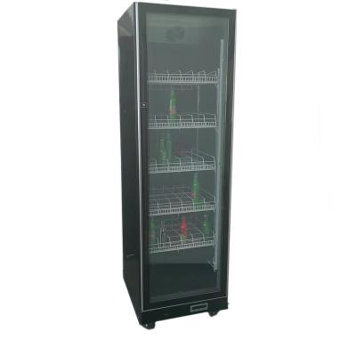 China Single-Temperature JC-600  Bar cold drinks Supermarket commercial beer and beverage display refrigerator vertical drinking water cabinet for sale