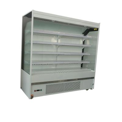 China Single-Temperature Supermarket commercial air curtain chiller air cooling open multi deck refrigerator/open type deep fridge for sale