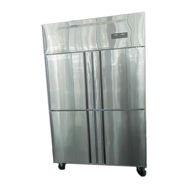 China Single-Temperature S-QBSL-900D  Good Price Of Four Doors Kitchen Food Freezer Stainless Steel Freezer Refrigerator For Restaurant Storage for sale