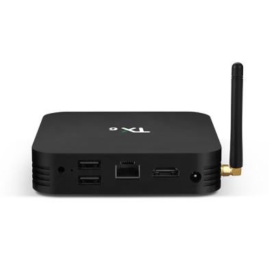 China OEM/ODM Full HD 4GB Ram 32GB Rom Allwinner H6 Chipset Android 9.0 Android TV Box TX6 OTT BOX for sale