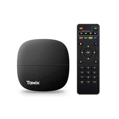 China OEM/ODM stock Tanix H1 Android 9.0 TV Box Full Quad Core 1G 8G 4K 2.4G Wifi IPTV Set Top Box for sale