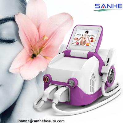 China Sanhe Newest Ipl + e-light+ SHR 3 in 1 Mini Hair removal device/CE/ hair removal portable for sale