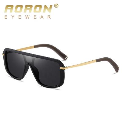 China Square Aoron Latest UV400 Polarized One Piece Glasses Women Men Fit Oversized Sunglasses Shape Sun 3010 Lenses for sale