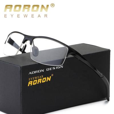 China Aoron Glass Eyewear Sports Optical Glasses Eyewear Factory Direct Sale 8177PG Rimless Optical Glasses Outdoor Protective Optical Glasses for sale