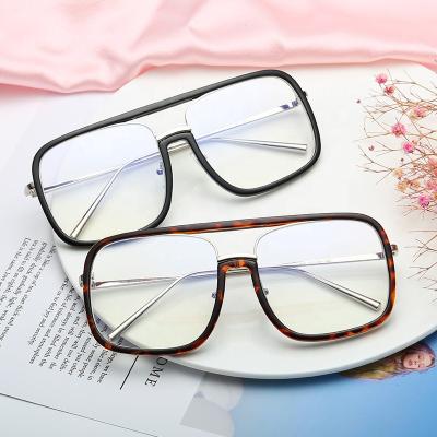 China New Fashion Optical Glasses Glasses PC Fashion Big Eyewear Wholesale Optical Eyewear Spectacles Eyewear Unisex for sale