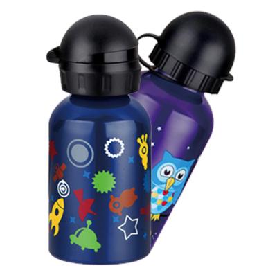 China SENSI 300ml Child Viable Water Bottle With Aluminum Strap Drinks Bottle And Screw Lids School Water Bottle for sale