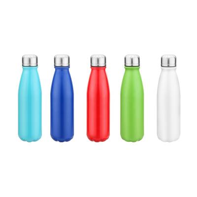 China 500ML Cola Water Bottles Promotion Sport Aluminum Water Bottle Coated Aluminum With Custom Logo for sale