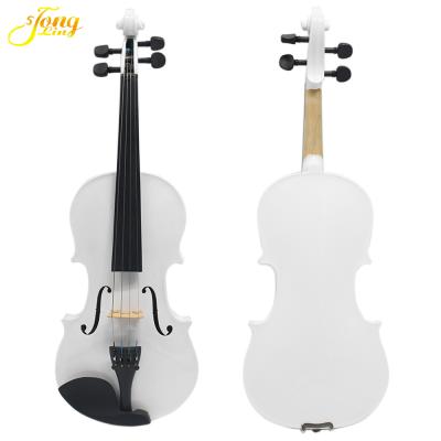 China Cheap Wholesale Colorful Beginner Violin Solidwood Student Violin For Beginners for sale