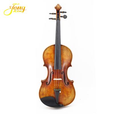 China High Grade Wooden Oil Painting Violin Professional Handmade Manufacture Inported Europe for sale