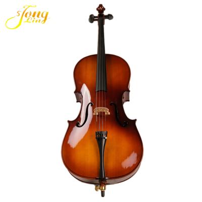 China Impeccable popular handmade student solid wood cello with cello case for sale