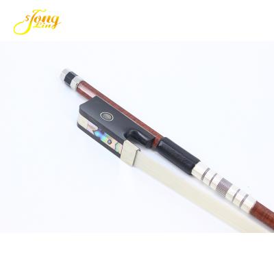 China CELLO Hot Sale Brazil Wooden Cello Bow with Ebony Frog for sale