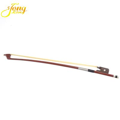 China Factory Wholesale Cheap Price Brazil Style Jujube Wooden Double French Double Low Bass Bow Set for sale