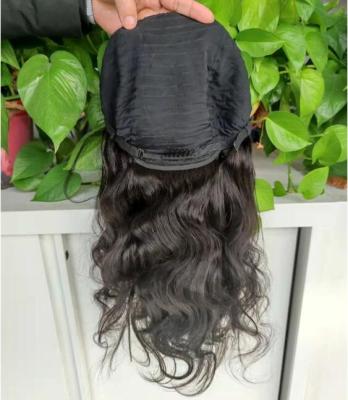 China 100% Body Wave V Part Hair Lace Headband Wigs For Women Remy Brazilian Body Wave Lace Wig 14 To 26 Inch V Part Body Wave Frontal Wig for sale