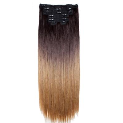 China Fashion Noble V-tip Hair 22inch Cheap Blonde Hair Long Hair For Synthetic Color Women Silky Straight Afro Clip In Hair Extension for sale