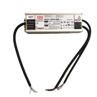 China 120W HLG-120H Led To Grow Constant Current Meanwell Dimmable Led Light Driver HLG-120H-48B for sale