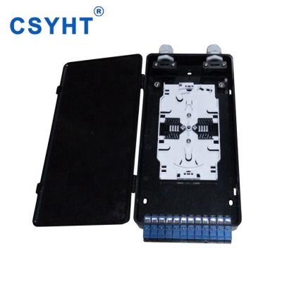 China High Performance FTTH Distribution Box 16 Fiber Optic Termination Box Fiber Optic Box With Adapter for sale