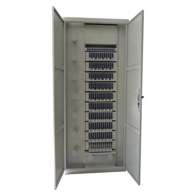 China Connnet Optic Cabinet Communications Fiber Optic Cabinet FTTH Cross Fiber Optic Large Capacity High Density Distribution Frame for sale