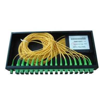 China Telecommunication 1X32 Subscriber Loop Fiber Optic Splitter Box For 19inch Fiber Optic Cabinet for sale