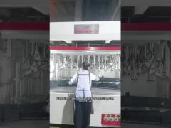“Amazing,“ the welder said. “The ultrasonic plastic welding machine is really impressive.“