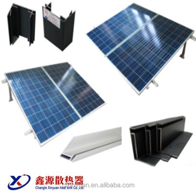 China 6000 Series Solar Panel System Profile Aluminum Frame Radiator for sale