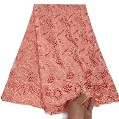 China High Quality Nigerian Swiss Voile Cotton Lace Fabric 100% Viable Dry Swiss Lace Fabric In Switzerland for sale