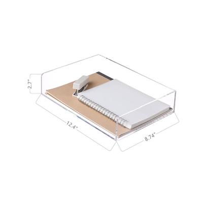 China Modern Hot Sale Acrylic Makeup Box Multifunctional Clear Jewelry Folder Organizer Display Storage Box for sale