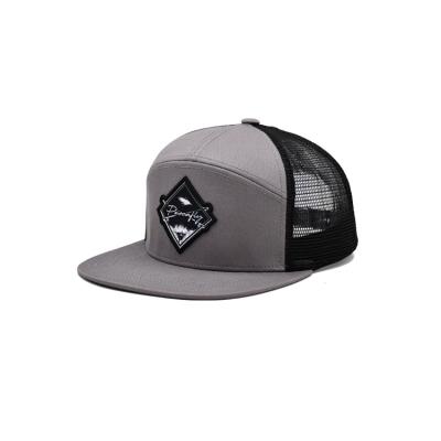 China Mode Sublimation Patch Outdoor 7 Panel Trucker Cap benutzerdefinierte Farbe für Unisex zu verkaufen