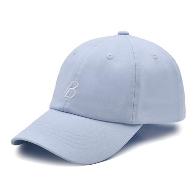 China Adjustable Plain White Baseball Cap 6 Panel 56cm Common Fabric for sale