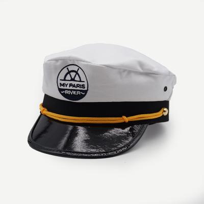 China Flat Top Military Cap Medium/Custom Crown All Seasons Solid/Custom Military Cadet Cap for sale