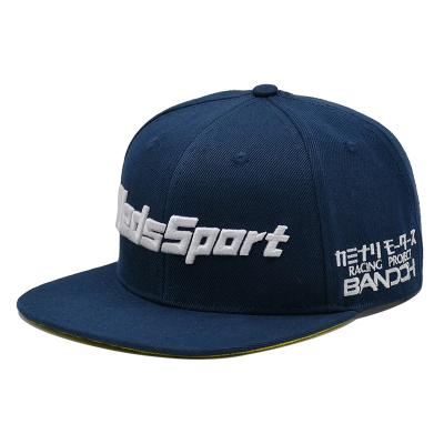 China Embroidered Snapback Hat Cotton Snapback Caps Suppliers with Breathable Cotton for sale