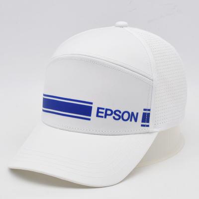 China Sport Gorras Laser Cut Hole Baseball Cap Custom High Profile 6 Panel Baseball Hats for sale