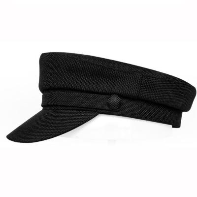 China Promotional Fashionable Military Cadet Cap For Women Customized Logo for sale