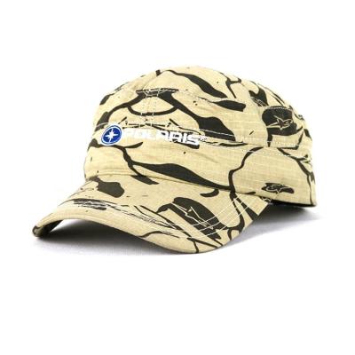 China Casquillo militar del cadete de Camo del bordado plano ajustable para los 56-60cm unisex en venta