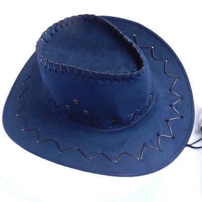 China Child And Adult Suede Cowboy Outdoor Boonie Hat , Waterproof Promotional Bucket Hats for sale