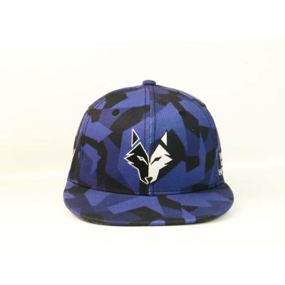 중국 OEM/ODM 자수 편평한 테두리 Snapback 모자, 착색된 6개의 패널 Snapbacks 모자 판매용