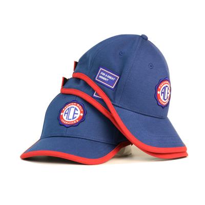 Cina Cappucci di sport dei berretti da baseball ricamati blu personalizzabile con la toppa ricamata in vendita